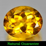 Genuine 100% Natural Citrine 4.15ct 12.1 x 10.0mm Oval VVS Clarity