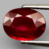 Genuine Ruby 1.88ct 9.0 x 6.8mm Oval SI Clarity