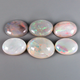 Genuine 100% Natural Opals 3.35cts (6) 6.7 x 4.8mm 6.7 x 4.8mm 