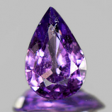 Genuine Violet Sapphire Pear .41ct 5.7 x 3.9mm Madagascar VS1
