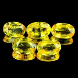Genuine Yellow Sapphire .55ct 6.0 x 4.1 x 2.2mm Tanzania VVS