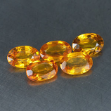 Genuine Yellow Sapphire 0.63ct 6.2 x 4.2 x 2.4mm Tanzania VVS