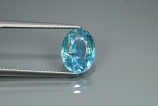 Genuine 100% Natural Blue Aquamarine 2.74ct 10.5x8.0 SI1 Ceylon Srilanka