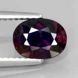 Genuine 100% Natural Purple Sapphire 1.61ct 8x6.2mm SI2 Tanzania 