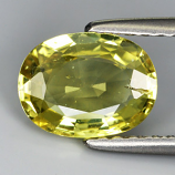 Genuine Yellow Sapphire 1.37ct 8.1 x 6.1mm SI