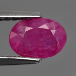 Genuine 100% Natural Ruby 0.85ct 7.0x5.0x2.3mm SI2 Mozambique