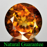 Genuine 100% Natural Champagne Topaz 3.38ct 9.0 x 9.0 x 5.8mm Brazil SI