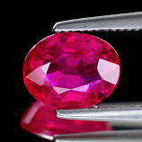 Genuine RUBY 1.53ct 7.5 x 5.9 x 3.6mm Oval