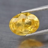 Genuine Yellow Sapphire 1.43ct 8.0x6.0x3.5mm SI1 Tanzania