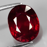 Genuine Ruby 4.25ct 9.8 x 7.8mm Oval SI2 Clarity