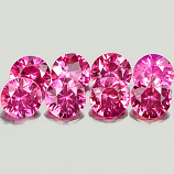 Genuine Pink Sapphire 0.16ct 3.3x3.3x2.1mm VVS Madagascar