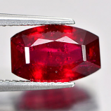 Genuine Ruby 4.26ct 11.0 x 7.2mm Fancy Shape SI1 Clarity