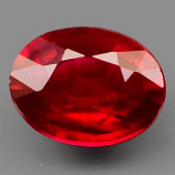 Genuine Ruby 1.69ct 8.0 x 6.1mm Oval SI Clarity