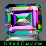 Genuine MYSTIC GREEN TOPAZ 7.31ct 12.0 x 10.0 x 6.7mm Octagon