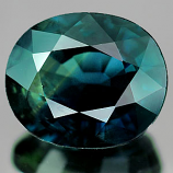 Genuine 100% Natural GREEN SAPPHIRE 3.34ct 9.7 x 8.1 x 4.7mm Oval (Certified)