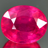 Genuine RUBY 3.36ct 9.1 x 7.6 x 5.4mm Oval