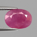 Genuine 100% Natural Ruby 2.85ct 9.7 x 7.0 x 4.5mm Oval SI2 Clarity Mozambique