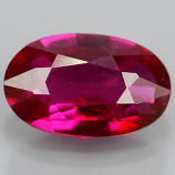 Genuine 100% Natural Ruby .33ct 5.4 x 3.4mm Oval VS1 Clarity