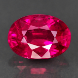 Genuine 100% Natural RUBY .65ct 5.8 x 4.1 x 2.9mm Oval